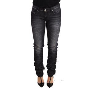 Acht Stacked Hem Distressed Jeans Women Black Jeans & Pants